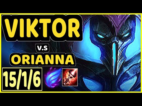 POWEROFEVIL (VIKTOR) vs ORIANNA - QUADRAKILL 15/1/6 KDA MID CHALLENGER GAMEPLAY - EUW