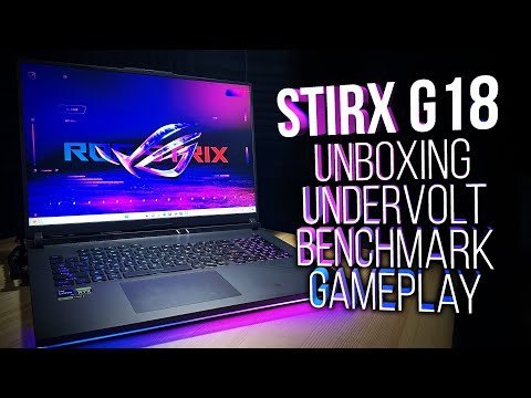 video - Asus Strix G18, i9-13980HX, RTX 4070, 16 GB DDR5-4800, 1 TB SSD, QHD+ 240 hz 500 nits