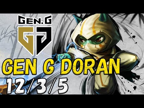 Gen.G Doran ケネン(Kennen) VS フィオラ(Fiora) TOP patch 12.20 NA RANK