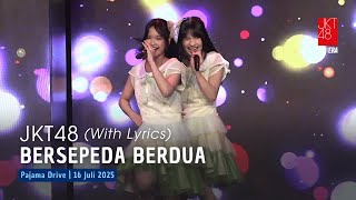 Download lagu JKT48 - Bersepeda Berdua (Futari Nori no Jitensha) | Pajama Drive 16 Juli 2025 mp3 Download lagu JKT48 - Bersepeda Berdua (Futari Nori no Jitensha) | Pajama Drive 16 Juli 2025 mp3