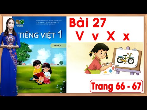 Tiếng việt lớp 1 kết nối tri thức bài 27