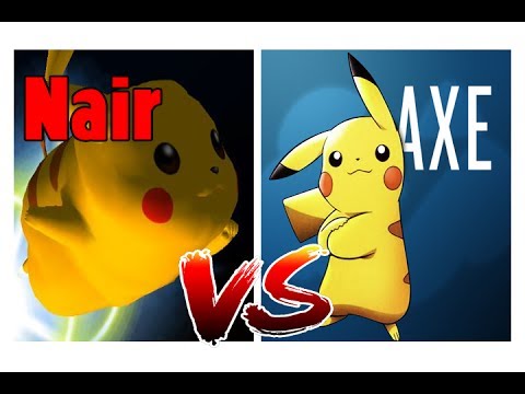 Netplay  - Nair (Pikachu) vs Axe (Marth, Falco)