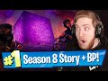 Fortnite Season 8 Cubed Story and Battle Pass Trailer Reaction