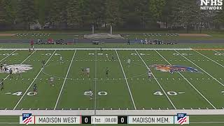 Madison West JV girls soccer vs Madison Memorial
