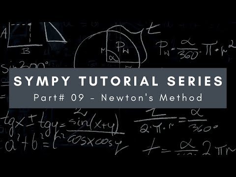Newtons Method In Python Sympy Library