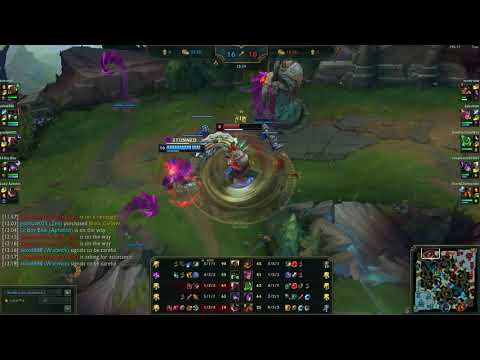 Ranked Game Season 10 Rumble Support vs Nautilus Support (Laggy Game D:)