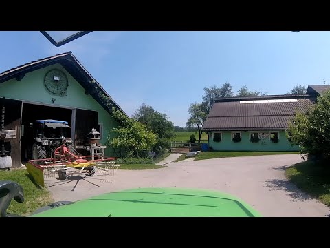 2nd Cut Hay and Silage on A Small Dairy Farm