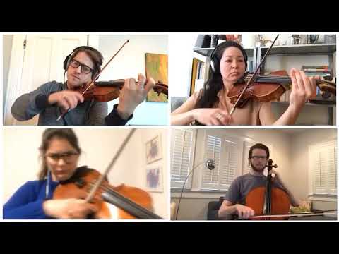 Aeolus Quartet performs Bach Chorale No. 156: Ach Gott, wie manches Herzeleid