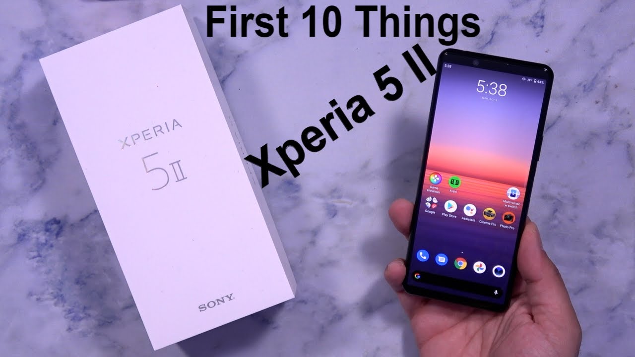 Sony Xperia 5 ii - First 10 Things To Do (Tips And Tricks) First Things First