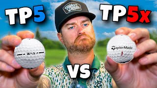 Taylormade TP5 vs TP5x Comparison Test
