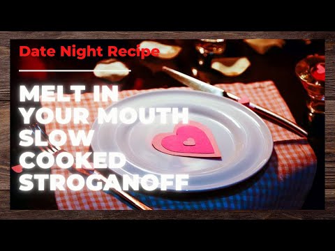 Slow cooked Beef Stroganoff (In the oven)