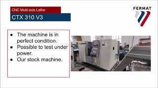 Prodaja Gildemeister CTX 310 V3 struga za metal - Slika 4 | Machineryline RS Gildemeister CTX 310 V3 strug za metal | Slika 4 - Machineryline