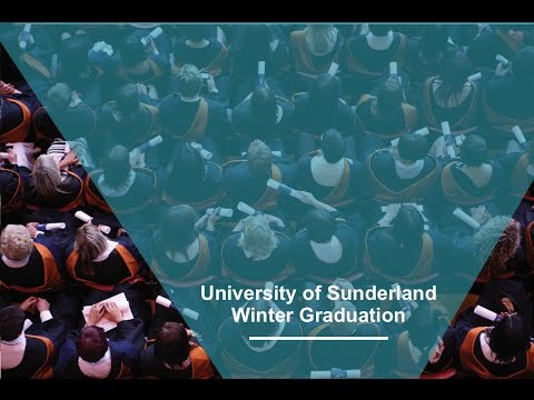 University of Sunderland Graduation Ceremony - Friday 2nd December 10:30am