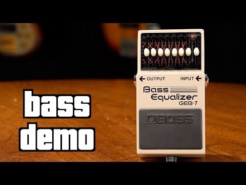 Boss GEB-7 Bass Equalizer Demo