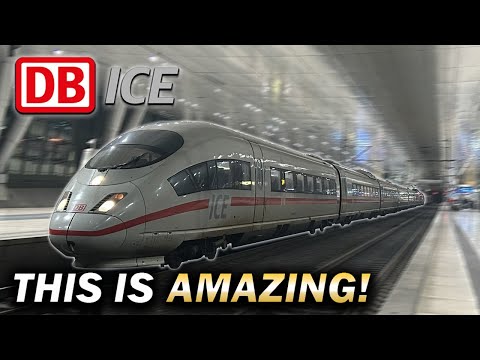 Berlin to Munich in UNDER 4 HOURS at 300km/h on Germany's FASTEST Train - The ICE 3