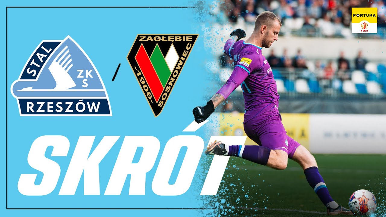 WIDEO: Stal Rzeszów - Zagłębie Sosnowiec 0-0 [SKRÓT MECZU]