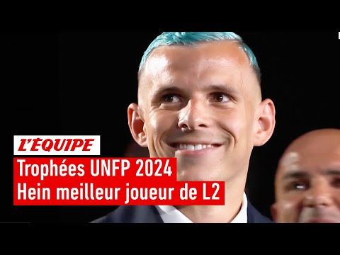 Trophées UNFP 2024 - Gauthier Hein (AJ Auxerre) élu meilleur joueur de L2