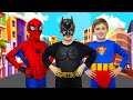 Superhero Song Kids Songs Nursery Rhymes By Nick And Poli