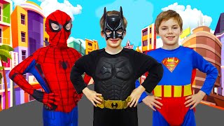Superhero Song  Kids Songs &amp; Nursery Rhymes by Nick and Poli