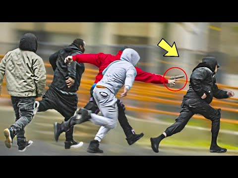 Hitting GANGSTERS in the Hood GONE WRONG! (MUST WATCH)