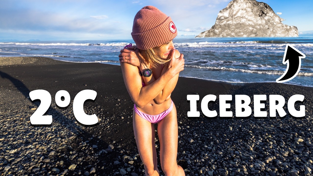 We JUMPED into the sea full of ICEBERS in ICELAND