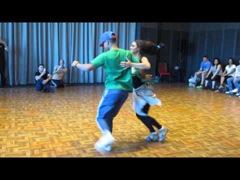 2016 04 10 - Samba Maniacos Lyon - workshops - 4 - Leo & Robertinha