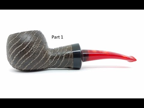 Pipemaking R. Rufinelli processing steps abstract pipe bog oak part 1