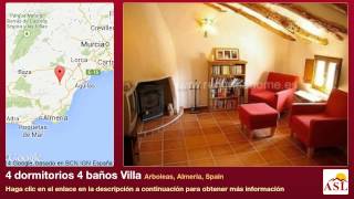 preview picture of video '4 dormitorios 4 baños Villa se Alquila en Arboleas, Almeria, Spain'