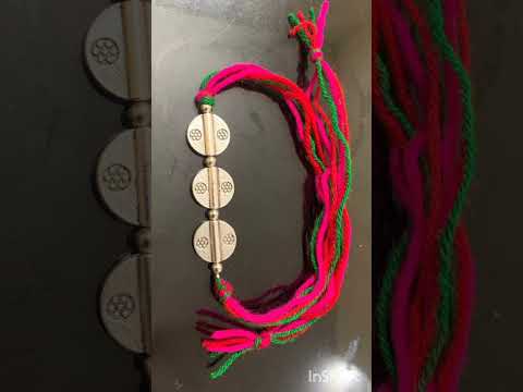 German Silver Handmade Rakhi