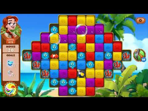 Lost Island Blast Adventure Level 673 - No Boosters