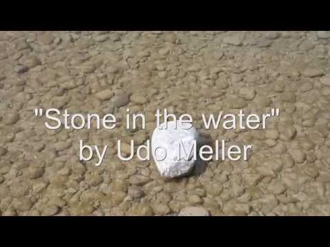 Stone in the water
