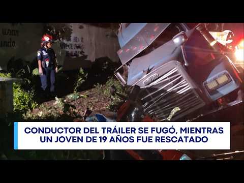 Seis fallecidos por colisión entre tráiler y mototaxi en San Antonio Suchitepéquez