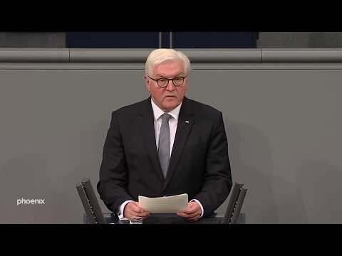Volkstrauertag: Rede von Bundespräsident Frank-Walter Steinmeier im Bundestag