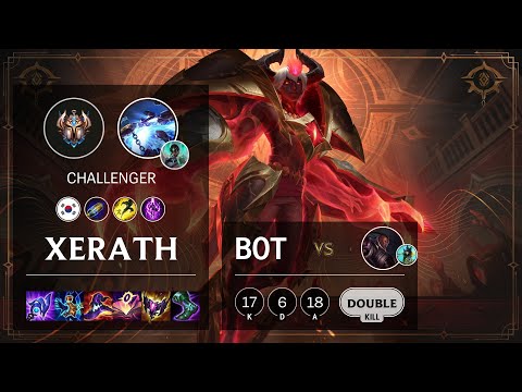 Xerath Bot vs Lucian - KR Challenger Patch 11.24b