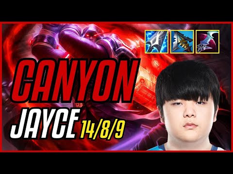 CANYON - JAYCE MID - EUW CHALLENGER - PATCH 11.9