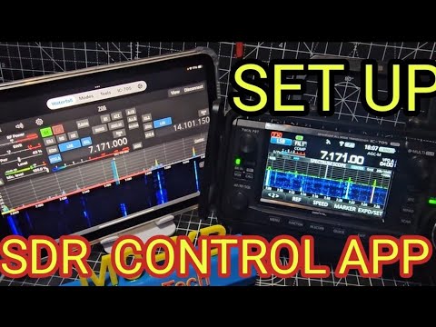 ICOM IC-705 Einrichten Verbinden SDR-Control App