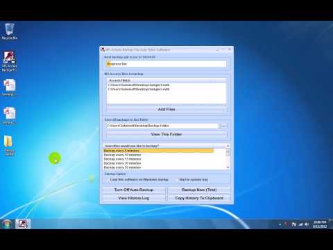 MS Access Backup File Auto Save Software