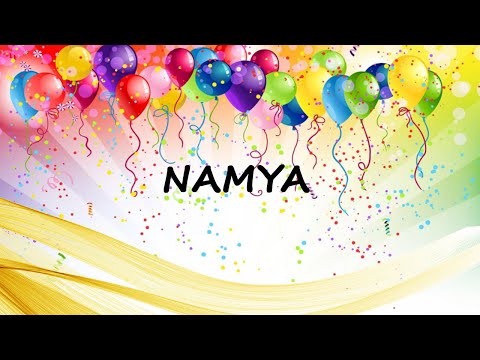 Happy Birthday to Namya - Birthday Wish From Birthday Bash