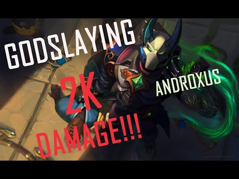 Paladins- Androxus Godslayer- Reversal 2k DAMAGE!!!!