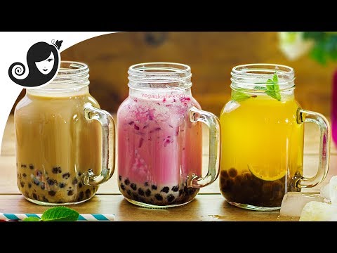 3 Mauritian-inspired Bubble Tea Recipes - Chai ✿ Alouda ✿ Panakon | Vegan/Vegetarian Recipe