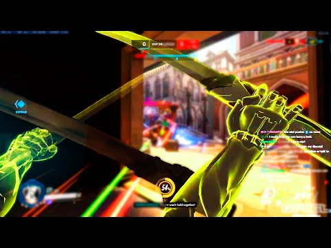 Necros Fastest Genji Main - 46 elims! [ Overwatch Season 32 Top 500 ]