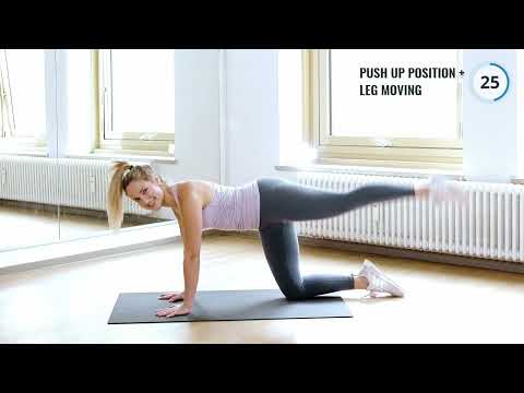 20 MIN HOMEWORKOUT   |  BAUCH BEINE PO  |  für Männer und Frauen