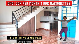OMG! INSIDE A 30K PER MONTH 3 BEDROOM MAISONETTE | For Rent & Sale | Near CBD ❤💯🇰🇪 (8-10kms)