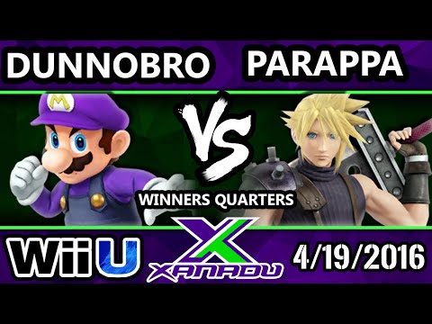 S@X 146 - Parappa (Bowser Jr., Cloud) Vs. Dunnobro (Mario) SSB4 WQ - Smash Wii U - Smash 4