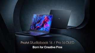 Video 0 of Product ASUS ProArt StudioBook Pro 16 (OLED) W5600 16" AMD Mobile Workstation (2021)