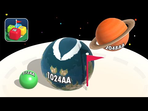 2048 Merge Blocks 3D Part 8 - Unlock 512AA 1024AA 2048AA | 2048 Blocks Comparison