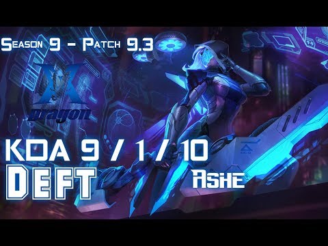 KZ Deft ASHE vs LUCIAN ADC - Patch 9.3 KR Ranked