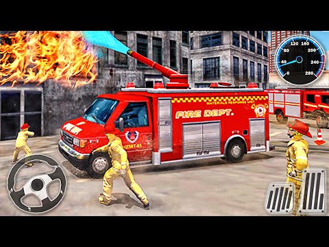 Firefighter Rescue Simulator - 911 Emergency Fire Truck City in New York - Best Android GamePlay
