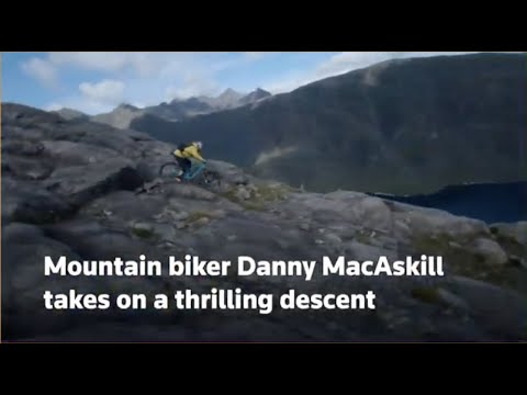 マウンテンバイカー、ダニー・マカスキルのスコットランドでの驚異的なライディングをご覧ください。 (Watch mountain biker Danny MacAskill's incredible ride in Scotland)