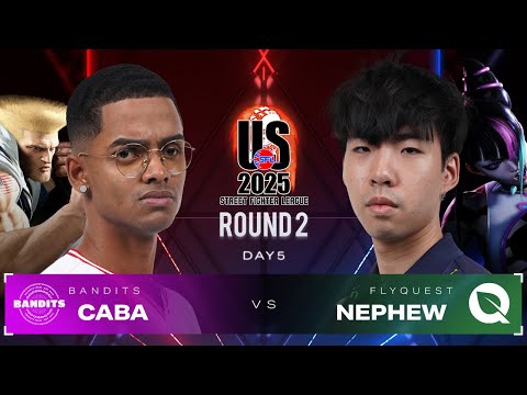 Caba (Guile) vs. Nephew (Juri) - Bandits vs. FlyQuest - Street Fighter League US 2025 Day 5